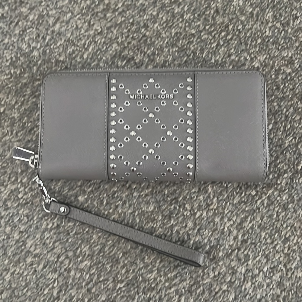 Michael Kors wristlet wallet.